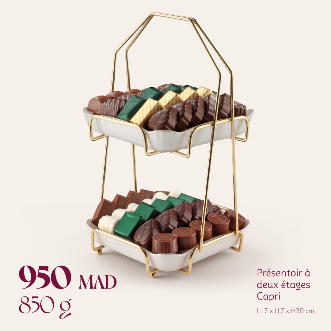 Présentoir à deux étages Capri